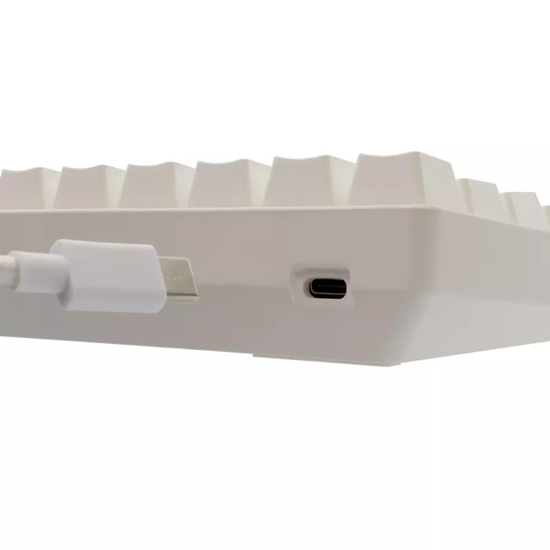 Mechanische Tastatur White Shark Shinobi-2 Brown Switch US-Layout — kompaktes Design, Brown-Switches