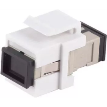 Glasfaser Keystone Verbinder ShiverPeaks SC-SC Simplex Beige (MPN 08-10214)