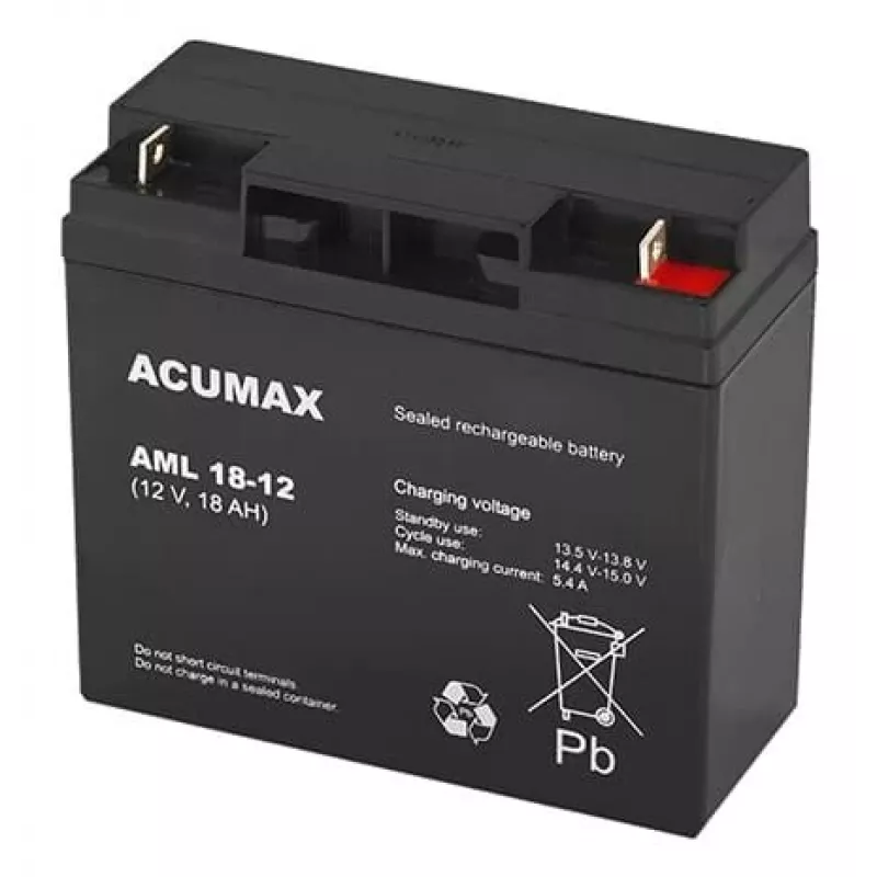 Battery Electronic AM 18-12 VRLA AGM 12 V 18 Ah