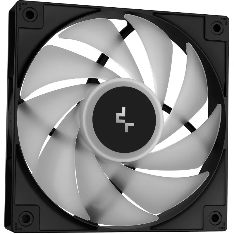 All-in-One-Flüssigkeitskühler DeepCool LE240 V2 240mm, 2x120mm Lüfter, Hydrauliklager, AM5-Unterstützung, 41 cm Schläuche, Schwarz