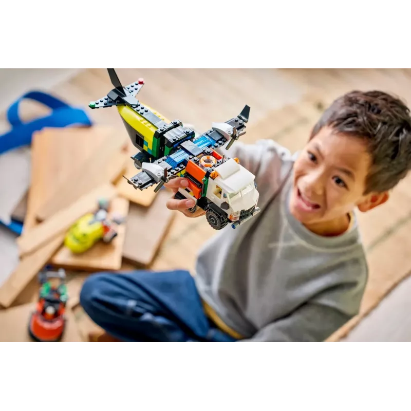 LEGO CITY 60505 Flugzeug, Service-LKW und Hovercraft