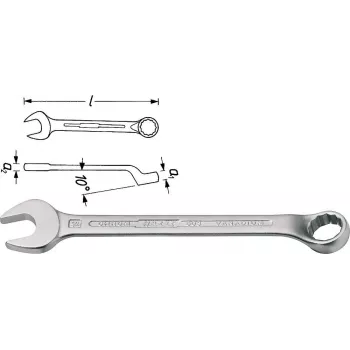 Hazet Ring-Maulschlüssel Größe 10 mm 603-10 (603-10)