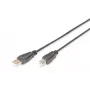 Digitus ASSMANN - USB-Kabel - USB Typ A, 4-polig (M) - USB Typ B, 4-polig (M) - 1 m (USB / Hi-Speed USB) - Schwarz (AK-300105-010-S)