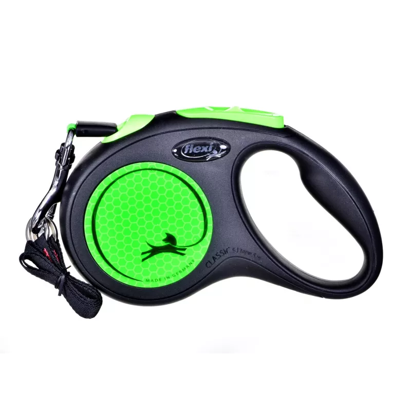 FLEXI neu Neon M - Rollleine - 5 m