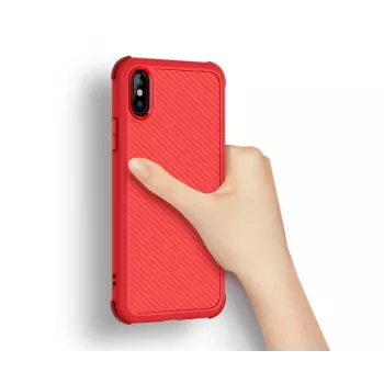 Stoßfestes Case Devia Shark1 für iPhone XS Max (6,5) – Rot
