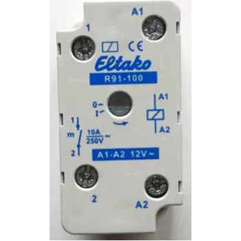 Eltako Elektronik Schaltrelais für Unter- und Aufputzmontage 1S 10A R91-100-12V (91100411)