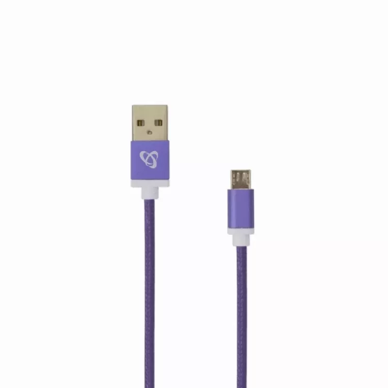 Sbox USB->Micro USB M/M 1m USB-10315U pflaumenlila