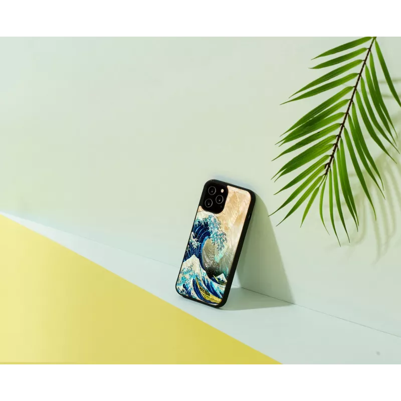 Schutzhülle iKins für Apple iPhone 12 Pro Max mit Great Wave-Design
