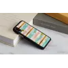 Smartphone-Hülle iKins für iPhone XS / iPhone XS Max – Pop Mint Schwarz