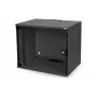 7HE WANDMONTAGESCHRANK UNMONTED 370X540X400 GLASSTÜR SCHWARZ