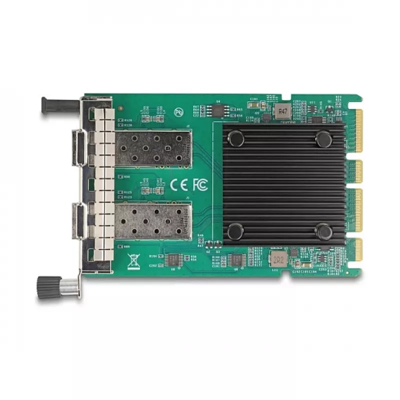 DeLOCK 88386 OCP 3.0 Netzwerkkarte, 2 x SFP+ 10 Gigabit LAN