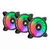 Gehäuselüfter-Kit White Shark Nebula-2 Schwarz – ARGB 120-mm-Lüfter (Kit)
