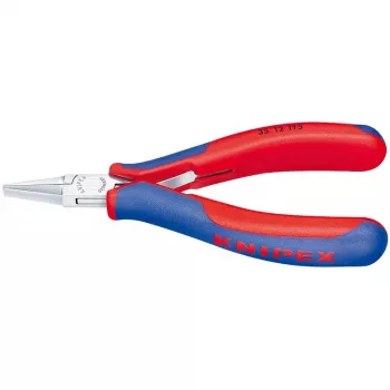 KNIPEX Elektronik-Greifzange 115 mm Präzisionszange für feine Montagearbeiten, z.B. in der Elektronik und Feinmechanik – zum Greifen, Halten und Biegen – Kastenverzahnung