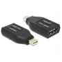 DeLOCK – Video-/Audio-Adapter – HDMI – HDMI, 19-polig (W) – Mini DisplayPort (M) – (DisplayPort 1.1) – Schwarz (65552)