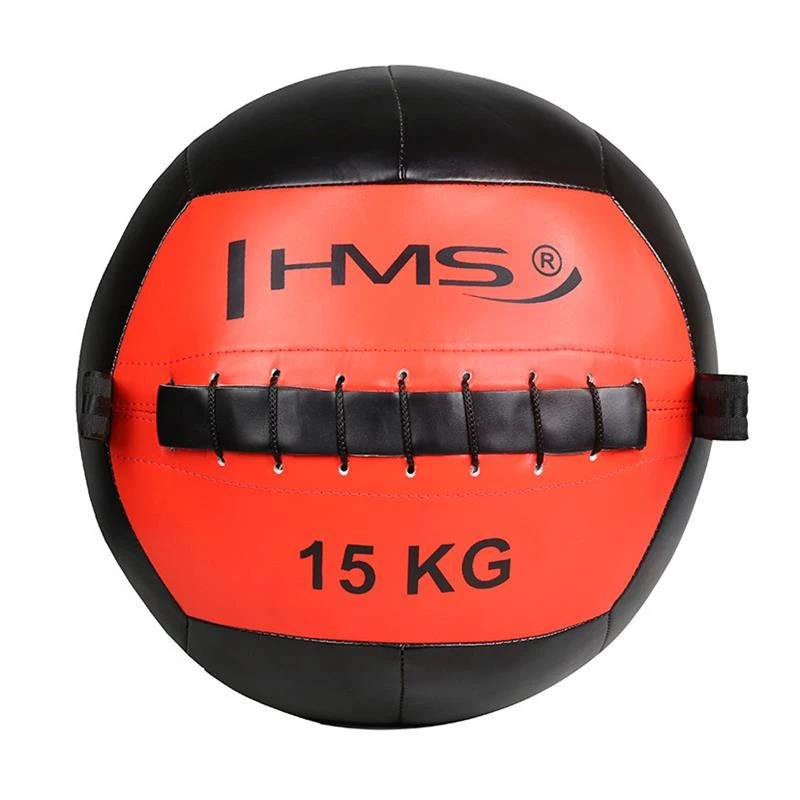 HMS Fitness WLB15 Medizinball 15 kg Schwarz, Orange