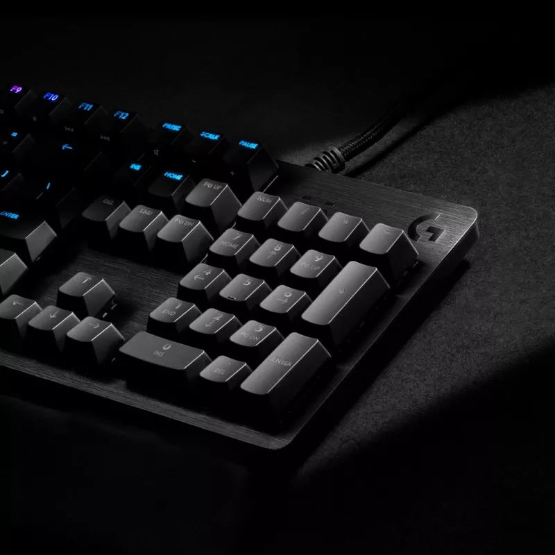 Logitech G512 Gamingtastatur, Schwarz, Kabelgebunden, Schweizer Layout, 920-009347