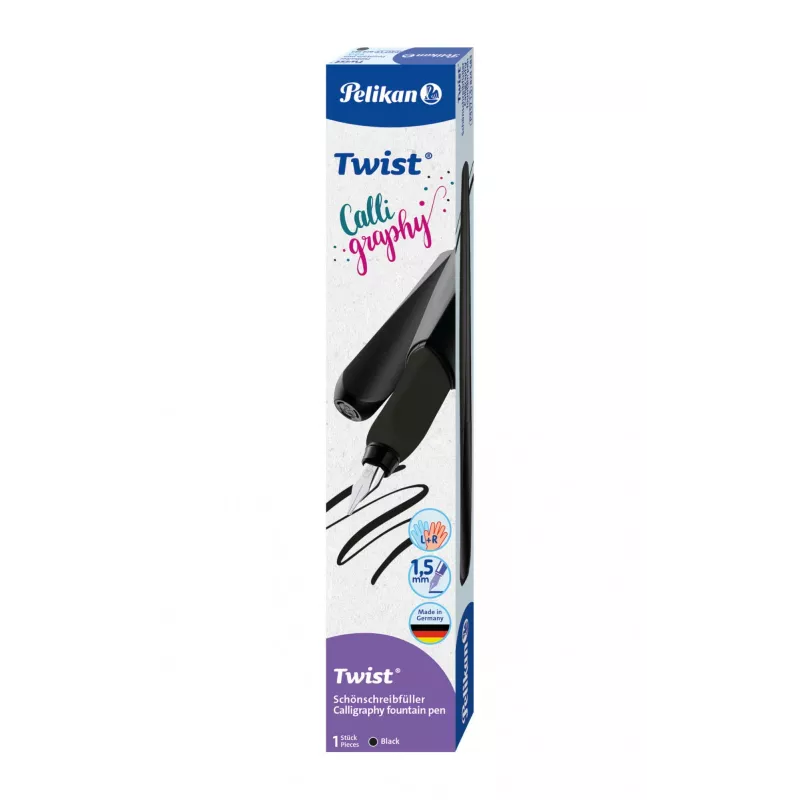 Füllfederhalter Pelikan Twist Calligraphy Schwarz