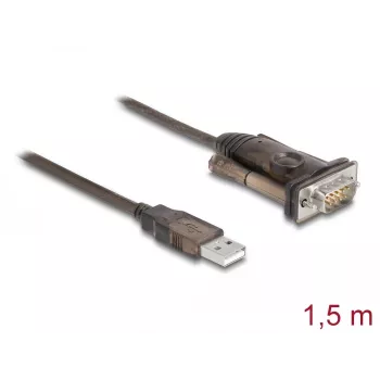 Adapter USB 2.0 Typ-A auf Seriell RS-232 D-Sub 9-polig Stecker DeLOCK 62646