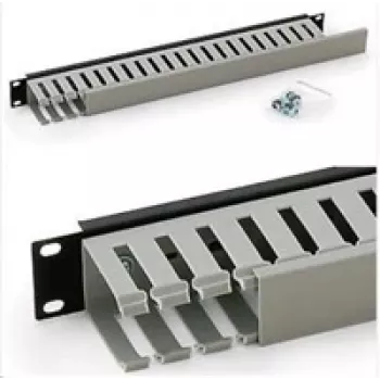 19 Zoll Panel 1U Triton RAB-VP-X02-A1 mit Kabeltrasse einzeln