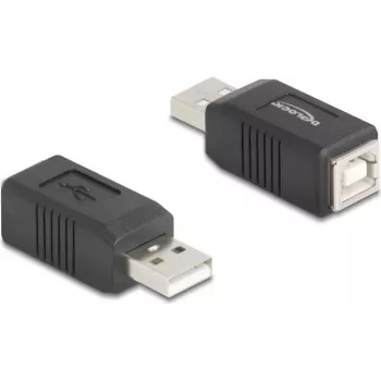DeLOCK 67202 Kabel-Adapter USB Type-A USB Type-B Schwarz