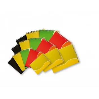 Notizbuch mit Spiralbindung SMLT, A7, 50 Blatt, kariert