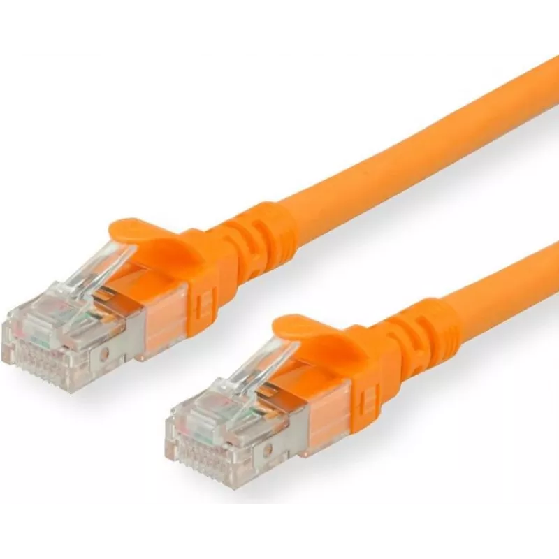 Netzwerkkabel ROLINE Cat6a 10m U/UTP Orange