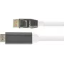 PYT M0222 - DP 1.4 auf HDMI 2.0 A Stecker, Nylon, 4K@60Hz, 2 m, Weiß - Digital/Anzeige/Video (GC-M0222)