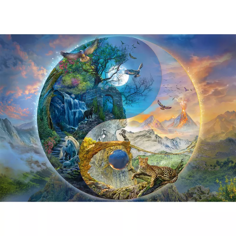 Silva Christoph: Yin & Yang, Bergwelt, Puzzle 1000 Teile