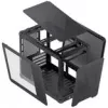 Jonsbo C6 MAX PC-Gehäuse, Mini-Gehäuse, Micro-ATX, Hartglas - schwarz
