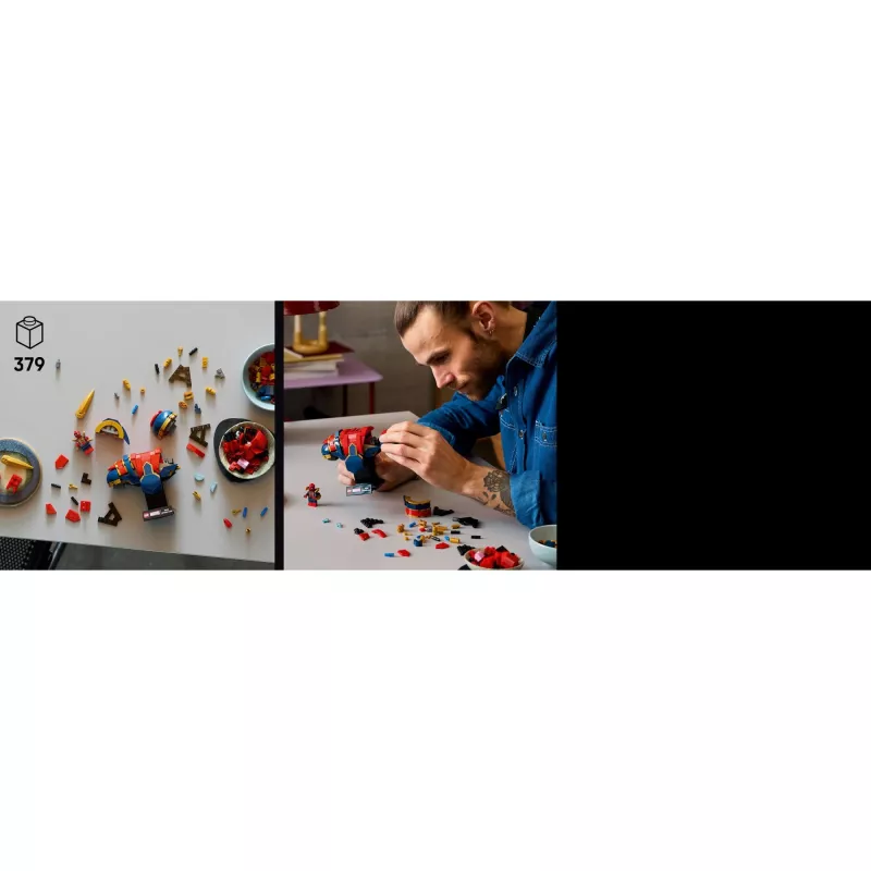 LEGO Marvel Sammlerbüste Iron Spider-Man 76326, 379 Teile, 18+ Ausstellungsmodell, 170×200×110 mm