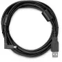 WACOM USB-Kabel 3 m mit USB-A-Stecker, Modell ACK4220601, schwarz