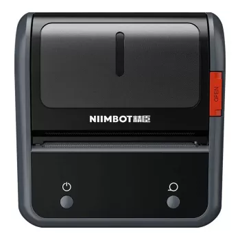 Thermo-Etikettendrucker NIIMBOT B3S_P 300 dpi Bluetooth tragbar, grau