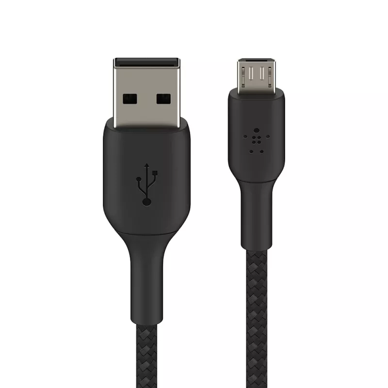 USB-Kabel Belkin CAB007bt1MBK 1m USB A Micro-USB A Schwarz