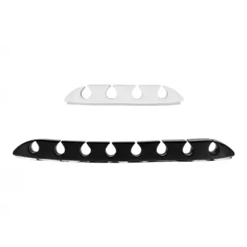 Kabelhalter DeLOCK trapezförmig selbstklebend Kombi-Set 10 Stück schwarz weiß