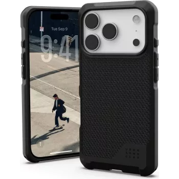 UAG Urban Armor Gear Metropolis LT MagSafe Hülle | Apple iPhone 17 Pro | Kevlar Schwarz | 114517113940 (114517113940)