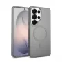 Crong Hybrid Matte Magnetic Hülle für Samsung Galaxy S26 Ultra — TPU/PC, Grau