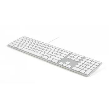 Matias FK318B-UK Aluminium Mac Hub 2xUSB Space Grau — Mechanische Mac-kompatible Tastatur mit integriertem USB-Hub