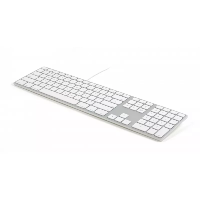 Matias FK318B-UK Aluminium Mac Hub 2xUSB Space Grau — Mechanische Mac-kompatible Tastatur mit integriertem USB-Hub