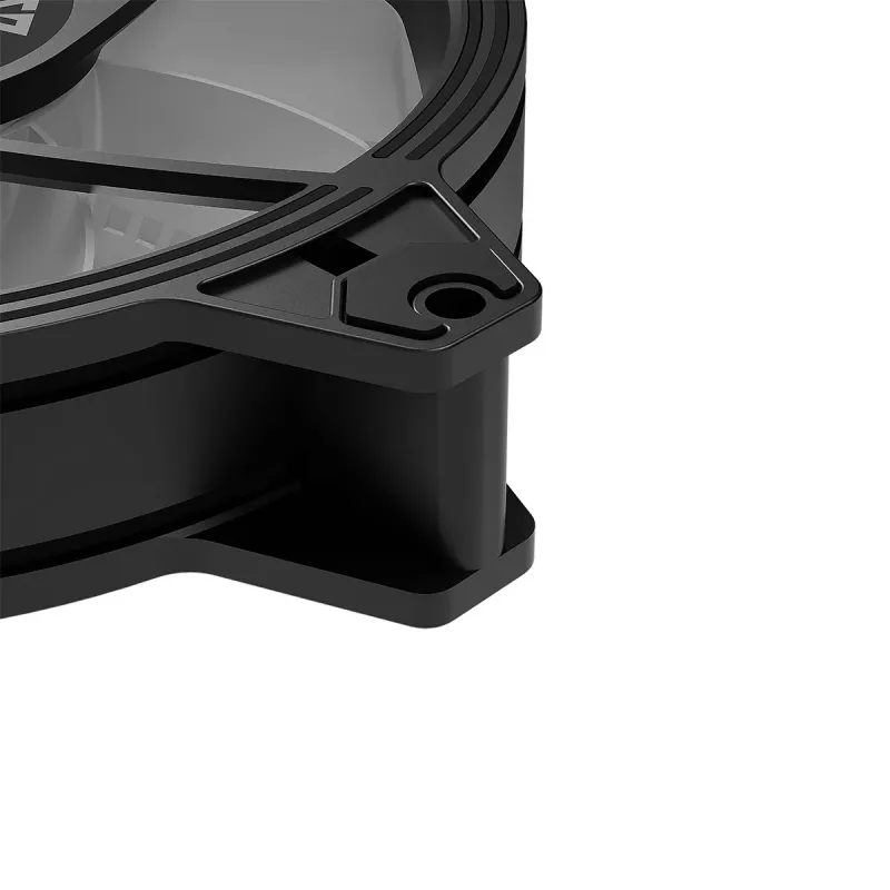 120-mm-Gehäuselüfter MODECOM VOLCANO APEX 120 ARGB Schwarz