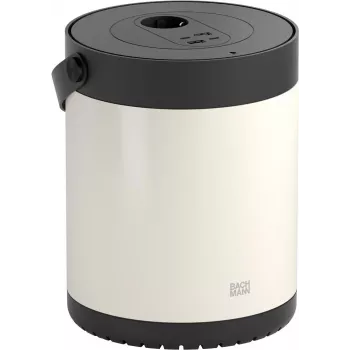 Steckdosenleiste Bachmann MOV E mit 1x CEE 7/3-Steckdose und 2x USB A/C, weiß/schwarz