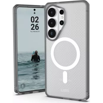 UAG Urban Armor Gear Dot Case mit Magnetmodul | Samsung Galaxy S26 Ultra | Frosted Ice (transparent)/Ash (grau) | 214519110231 (214519110231)