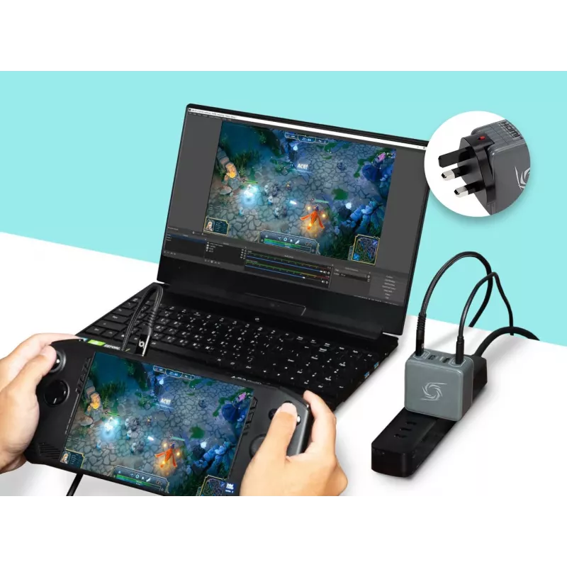 AVerMedia GC313Pro Universal Schwarz AC Schnellladen Innen