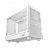 Computergehäuse DeepCool CH160 PLUS WH Small Form Factor weiß, microATX, gehärtetes Glas, USB-C