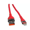 Kabel USB A-Lightning 1m Rot