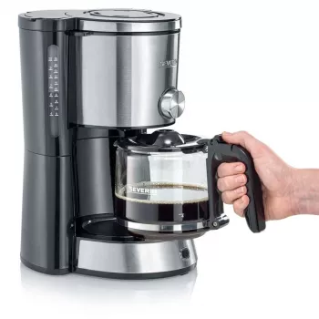 SEVERIN KA4825 Kaffeemaschine schwarz/Edelstahl