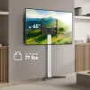 TV-Ständer/Standfuß ONKRON TS1140-W für 66–165,1 cm (26 Zoll–65 Zoll) Bildschirme, 35 kg, VESA 100x100–400x400, Höhe 880–1100 mm, weiß
