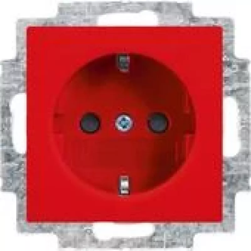 SCHUKO Steckdoseneinsatz Rot 20 EUCB-917 (2013-0-5380)