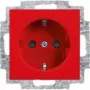 SCHUKO Steckdoseneinsatz Rot 20 EUCB-917 (2013-0-5380)