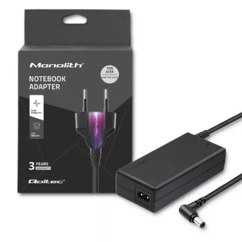 Notebook-Netzteil Qoltec für Acer 65W 3,42A 19V 5,5x2,5 50016