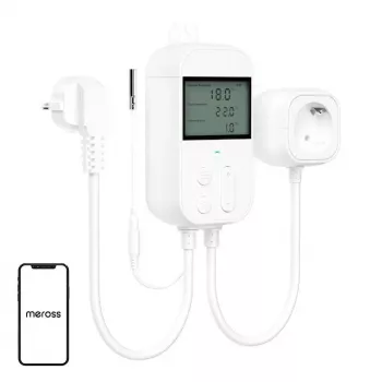 Digitales Thermostat Meross MTS960HK Weiß LCD AC 16A